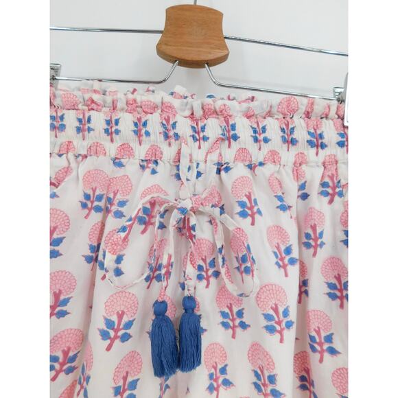 Ophelia & Indigo Women's Floral Print Tassel Waist Issy Shorts Size‎ Small Boho - Picture 5 of 8